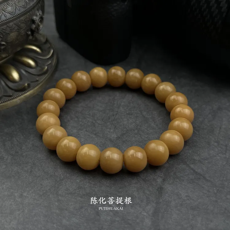 【陈化菩提根单圈】原生态精品手串文玩好物（多样性发货发其一）商品图