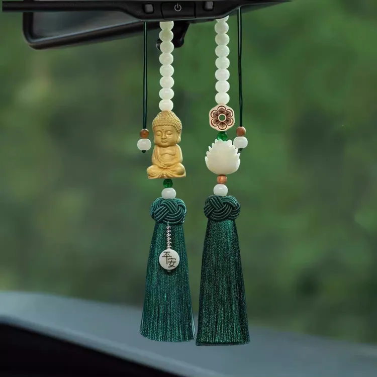 新款好韵莲莲车挂车载挂件后视镜挂饰吊坠男女汽车用品挂饰装饰品