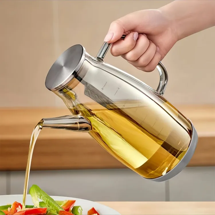 2026新款装油瓶油壶厨房家用不挂油新款油罐厨房用品大号油壶专用
