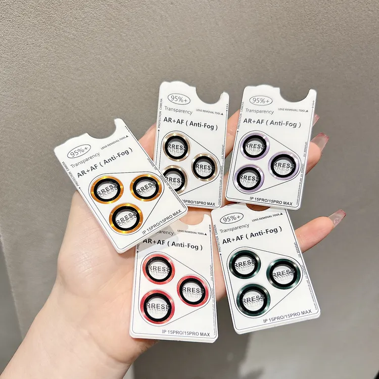 适用苹果15promax镜头膜15pro后置摄像头保护膜分体玻璃15相机膜