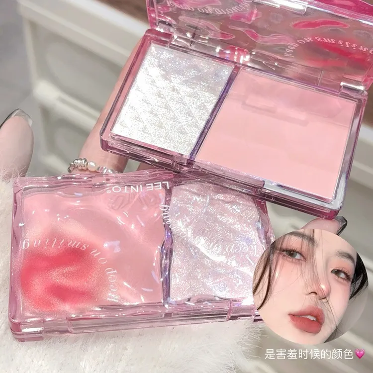 【小鱼海棠推荐】轻甜元气高光腮红纯欲少女甜妹妆裸妆自然显色细闪