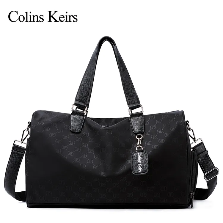 Colins Keirs旅行登机包男士时尚商务手提袋干湿分离运动健身包女