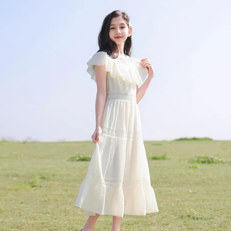 1228女童连衣裙天丝度假长裙夏款新款爆款高品质仙女裙儿童裙子