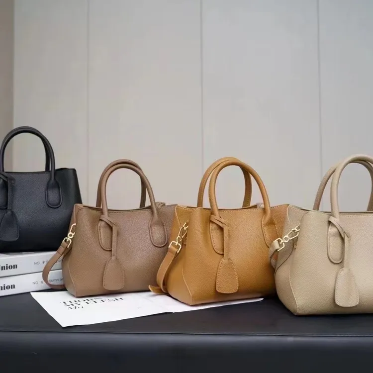 头层牛皮 高级时尚气质通勒简约大气百搭单肩手提斜挎包