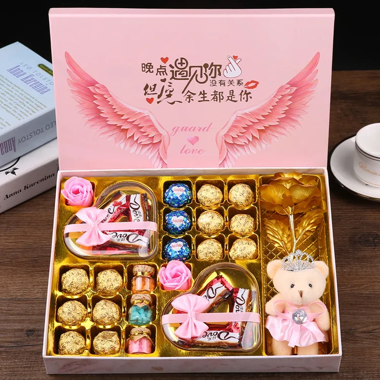Dove/德芙巧克力礼盒装送女朋友中秋节生日礼物女生爱心糖果零食