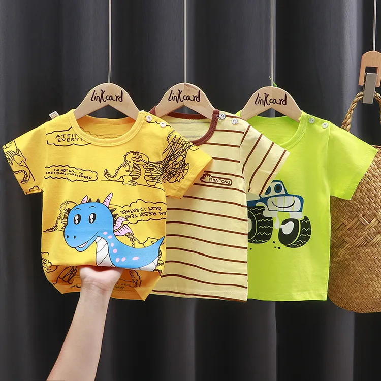 【欧若风】儿童短袖t恤纯棉宝宝夏装男女童上衣小童打底衫儿童半袖