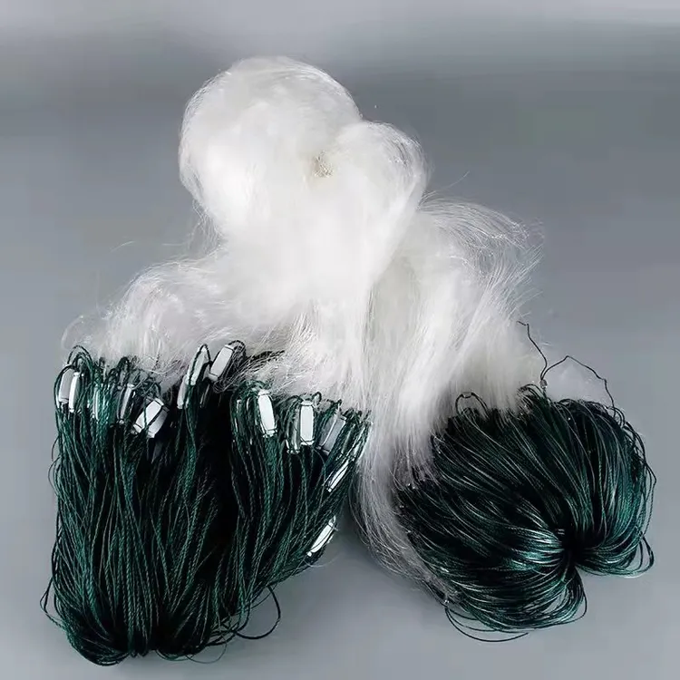 加重小外套沉网内网7指小外套刀鱼渔网鱼网粘鱼网渔网三层丝网