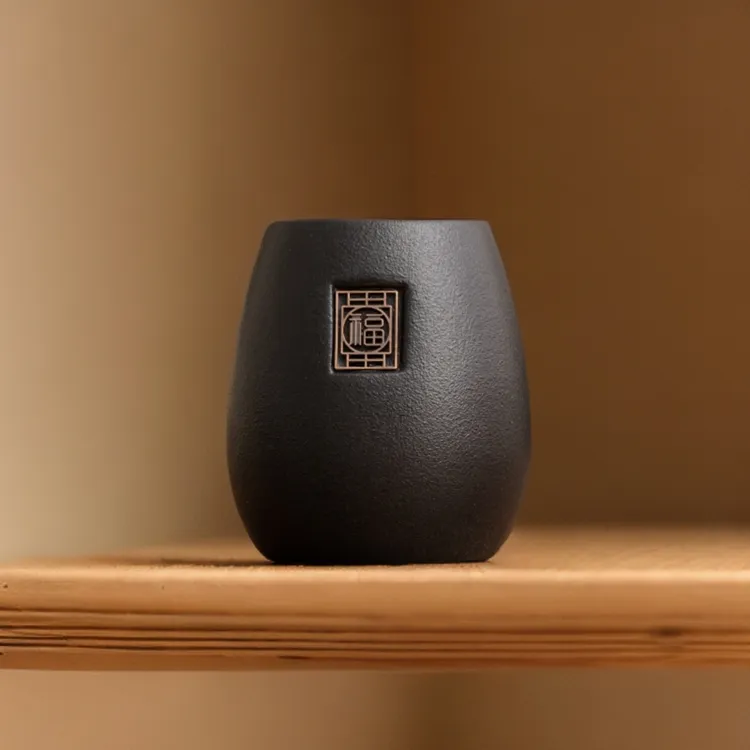 茶道六君子收纳筒单个茶筒泡茶工具收纳罐泡茶道瓶小花瓶桌面高档
