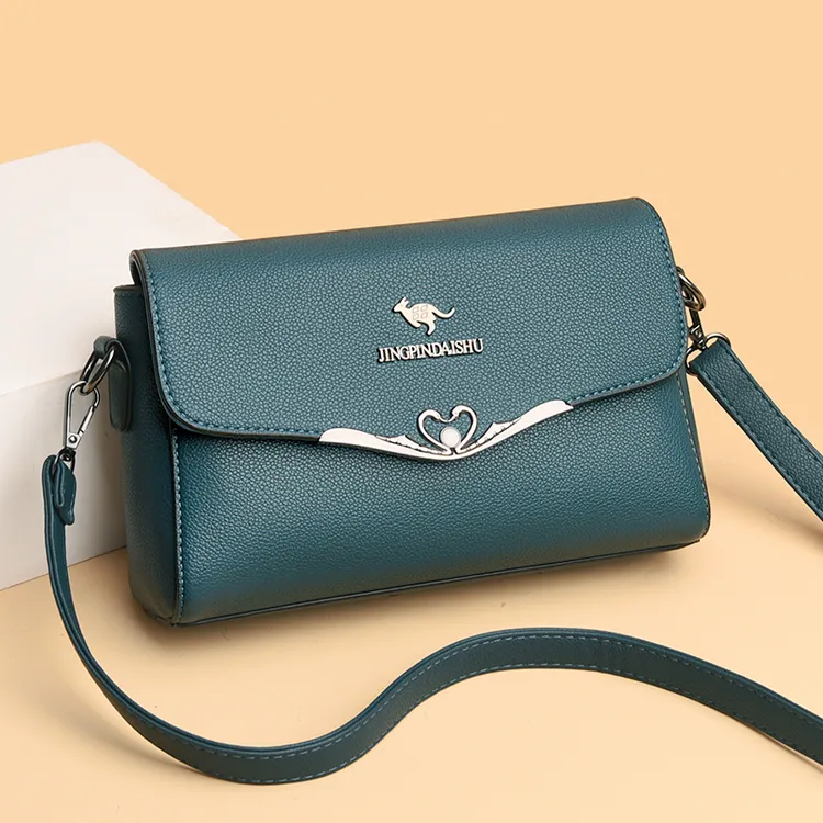 女包中年妈妈包2024新款时尚单肩百搭大容量女士斜挎包80030肩包