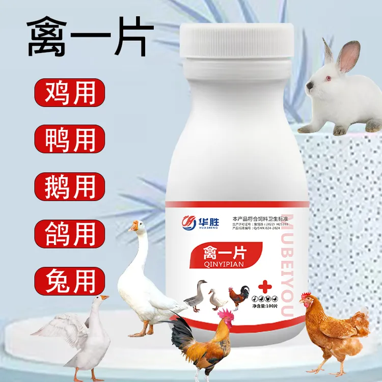 华胜禽一片家禽养殖鸡鸭鹅禽类通用添加剂鸡鸭鹅养殖常备厂家直销