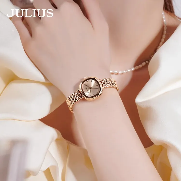 聚利时手表女款设计感小众轻奢高级感女士小巧女生石英表方形1332