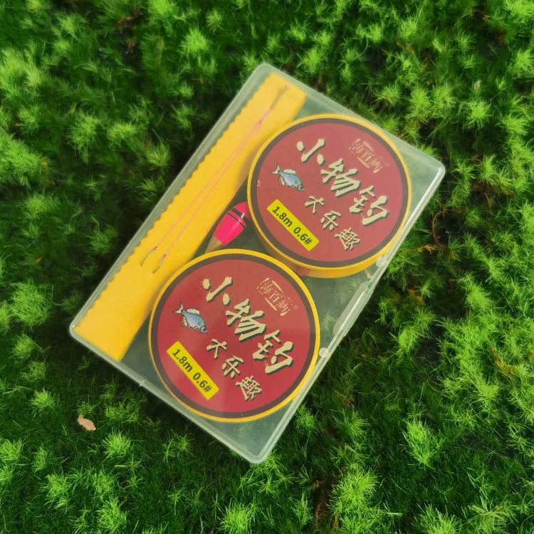 海百纳日式小物钓线组溪流线组鳑鲏石斑小鱼专攻绑好线组新半月钩