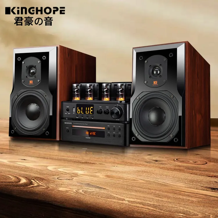 君豪概念KH-80S发烧电子管音响套装大功率hifi功放机书架发烧级音