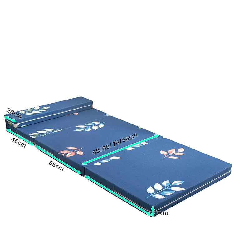 学生午睡折叠地垫地铺家用床垫宿舍防潮加厚打地铺可折叠单人垫子