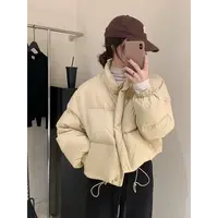 暖宝宝【607】冬季新款棉服女短款韩系宽松百搭加厚保暖面包服外套