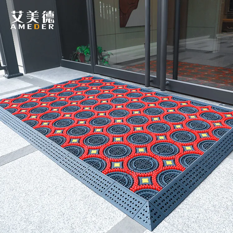商用大门口迎宾地垫室外露天防雨入户门垫门店户外台阶防滑刮泥