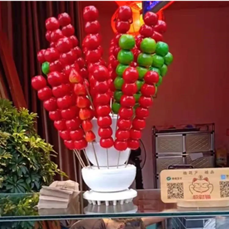 仿真糖葫芦模型泡沫假冰糖葫芦舞台演出道具影楼拍摄摆件