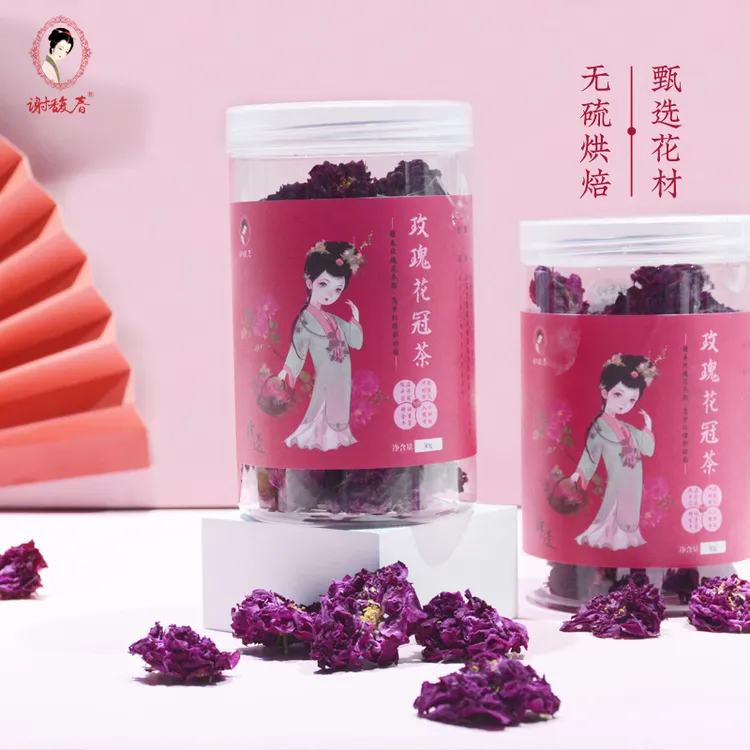 谢馥春玫瑰花冠茶严选天然
