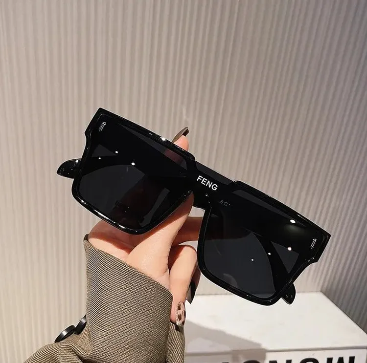 开车大框墨镜男士潮流时尚眼镜户外连体风镜男士时尚防紫外线墨镜