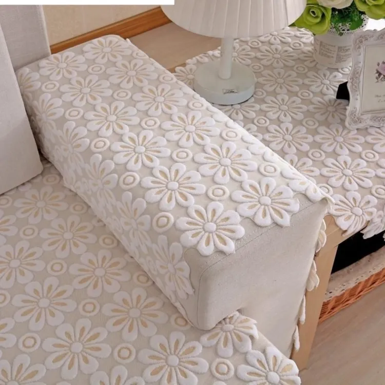 可美乐加厚密丝绒沙发靠背巾.沙发垫.盖巾.沙发巾（宽1米长随意剪）商品图