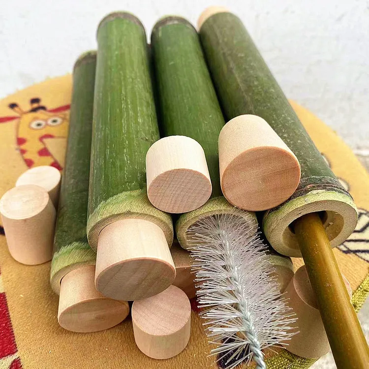 秒变粽子大师 竹筒粽子模具 天然竹香 粽子更有灵魂 尽享健康美味