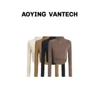 【交个朋友专属】AOYING VANTECH 巴黎女孩正肩半高领加绒打底衫上衣