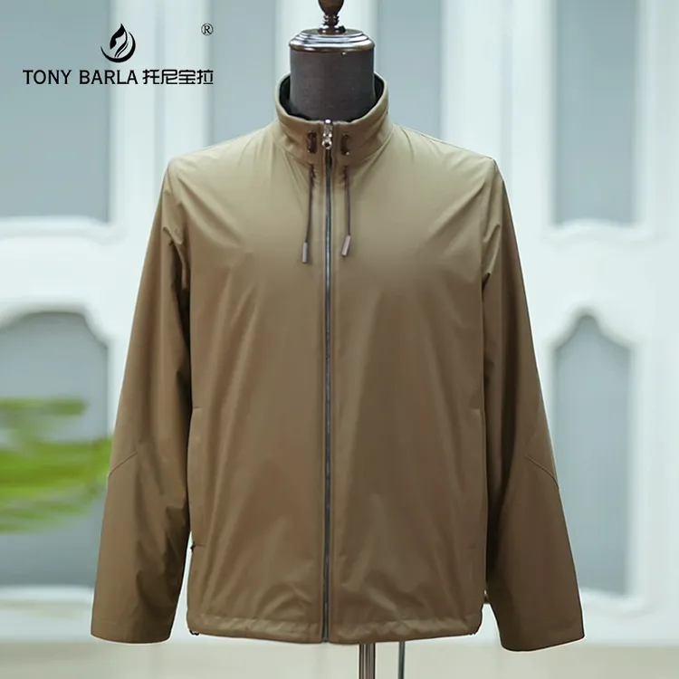 托尼宝拉进口貂绒内胆男整貂水貂派克服冬季新款夹克大衣23034