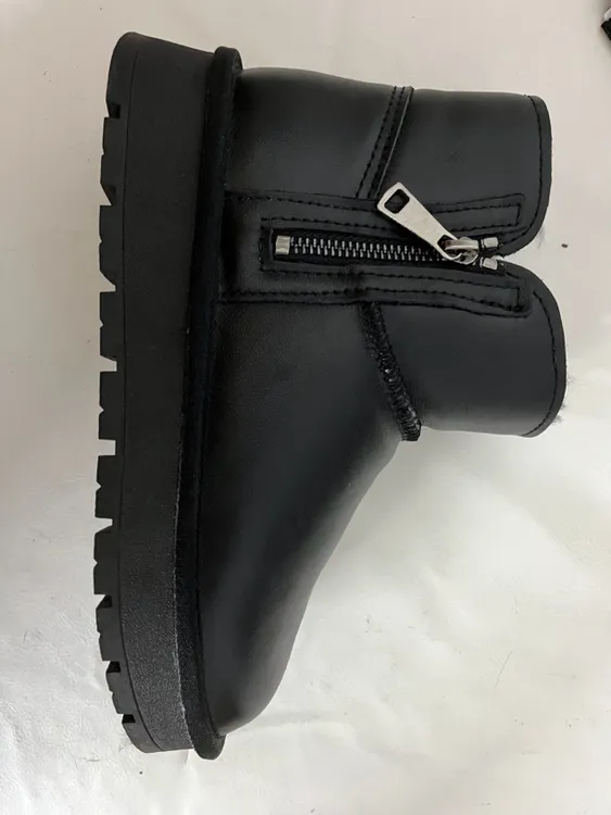 2024冬男女同款原生态羊皮毛一体厚底防滑雪地靴休闲百搭真皮