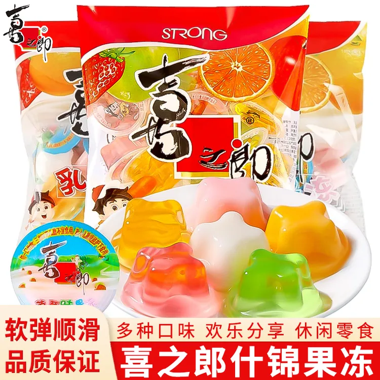 果冻什锦乳酸果味果冻袋装办公室小零食休闲解馋儿童小吃批发