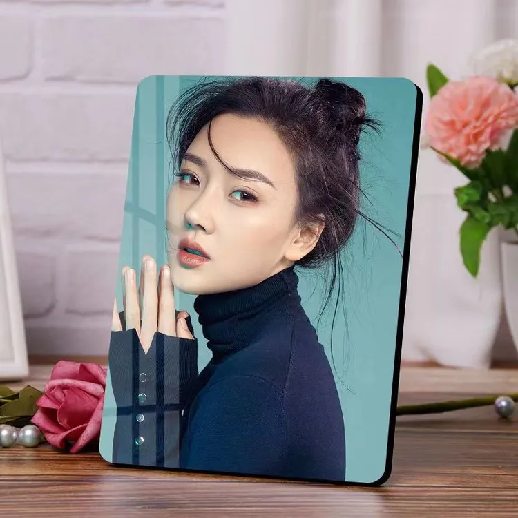 【8寸新店福利】定制水晶照片相册摆台影楼相框洗照片照片摆件