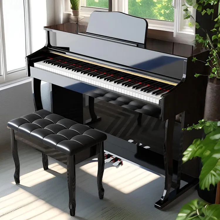 电钢琴88键重锤家用儿童初学者专业考级幼师专用演奏成年数码钢琴