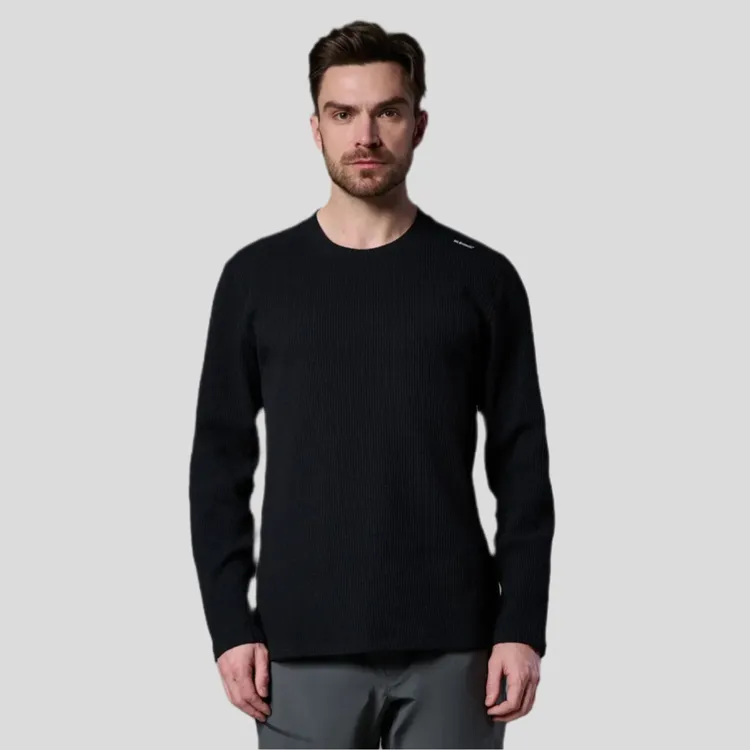 XBIONIC旷野重工华夫格长袖T恤卫衣打底衫保暖透气干爽弹力秋冬男