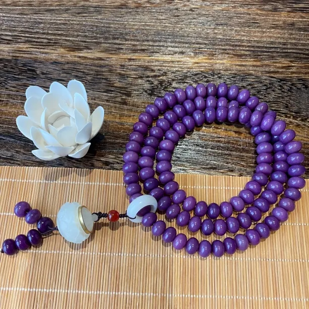 纯天然菩提108颗念珠手持上等正宗女莲花原籽高端老料高品质正品