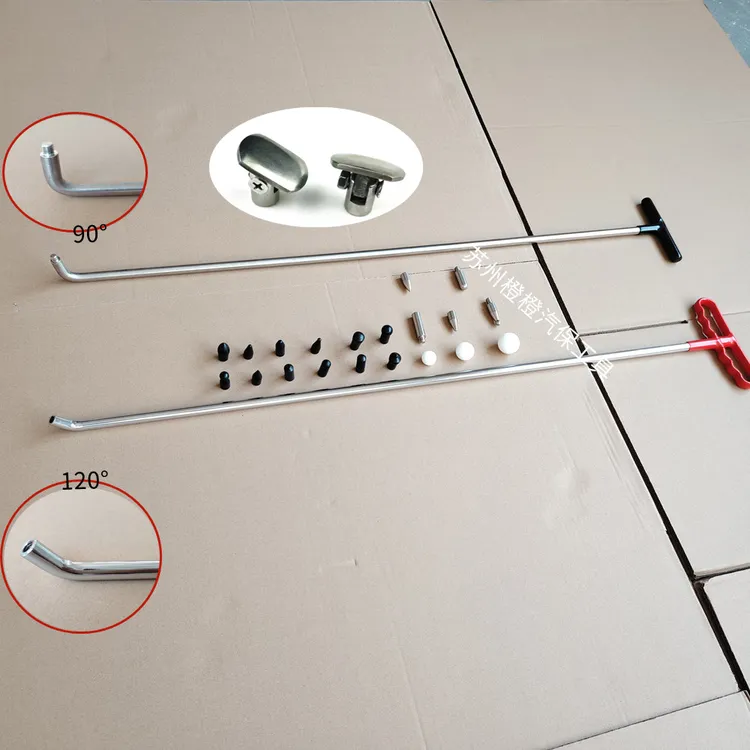 汽车凹坑修复钩子凹陷撬棍工具凹凸复原工具锰钢顶头钩子可换头