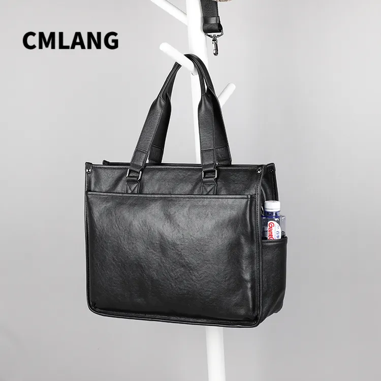 皮包男真皮通勤公文包头层牛皮文件袋手提包大容量出差包男士商务