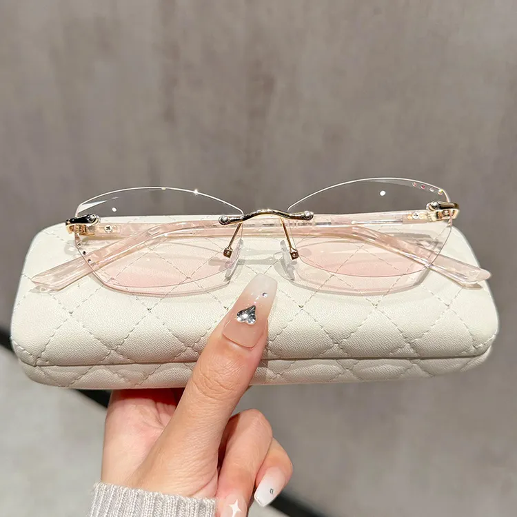 【御亦】防蓝光辐射无框高雅气质时尚优雅舒适老花镜超轻中老年眼镜