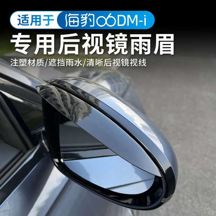比亚迪海豹06DM-i专用后视镜雨眉改装车窗挡雨板外观饰晴雨挡配件