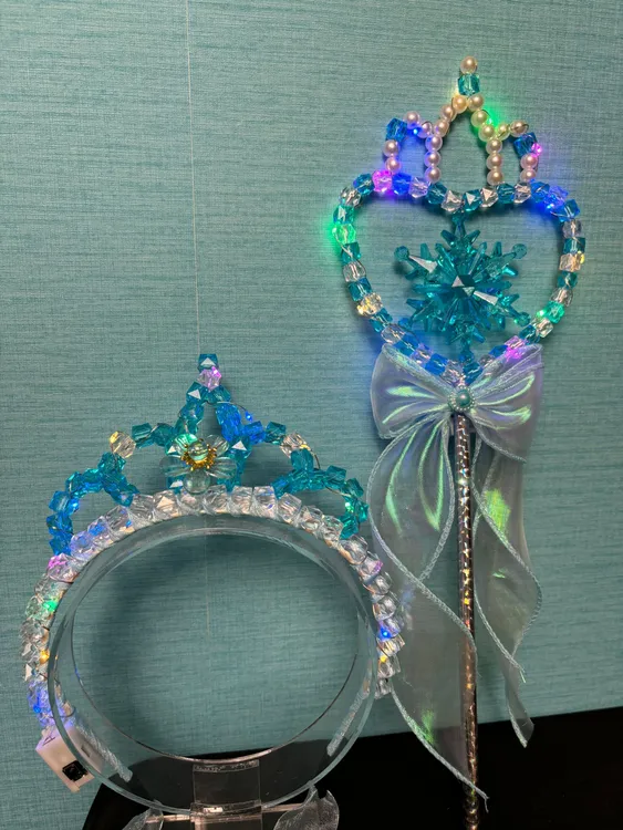 有文精选 升级版魔法棒+皇冠制作材料包 可做多种 手工DIY 多颜色