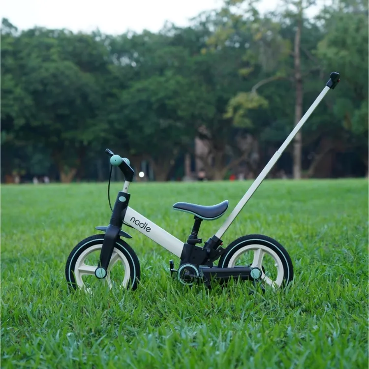 nadle纳豆多功能儿童自行车折叠2-6岁宝宝骑行滑行平衡车三合一商品图