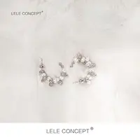铜合金耳饰  LELE CONCEPT丨太阳花珍珠耳环SP0219