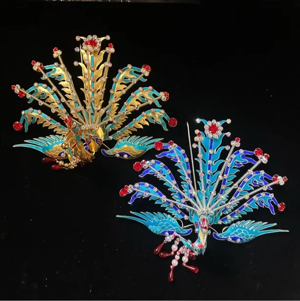 戏曲点绸头饰古风大凤公主娘娘舞台正凤