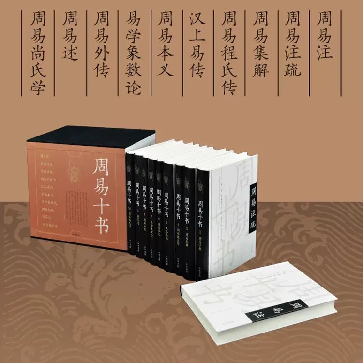 周易十书（全10册 精装）新版  易学名著 魏王弼等 中华书局书籍