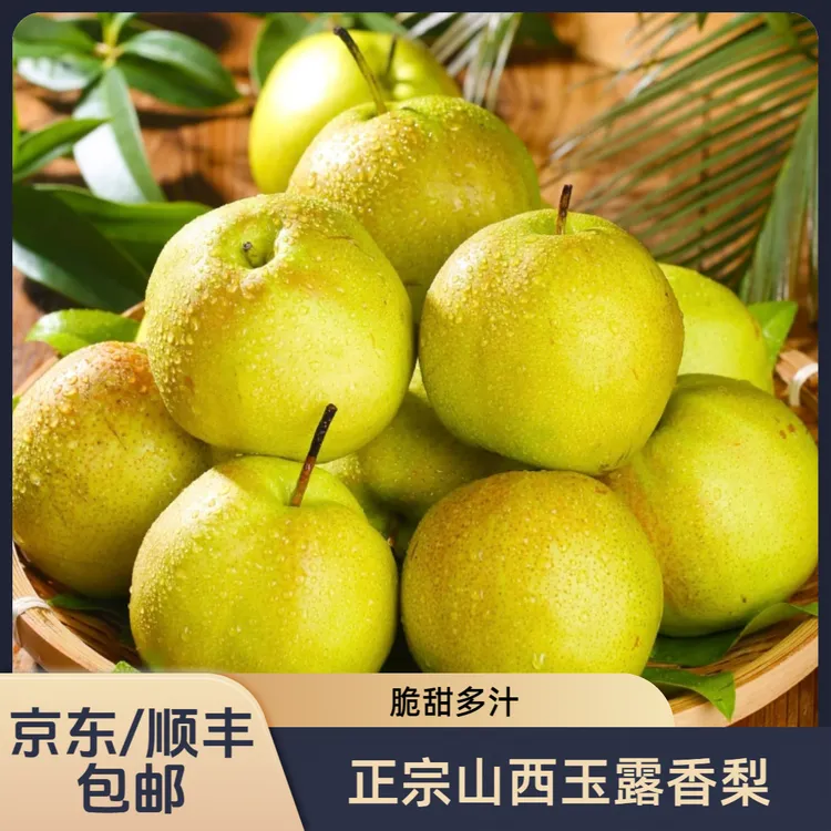 壹乡壹韵【顺丰/京东包邮】正宗山西玉露香梨头茬果脆甜多汁新鲜