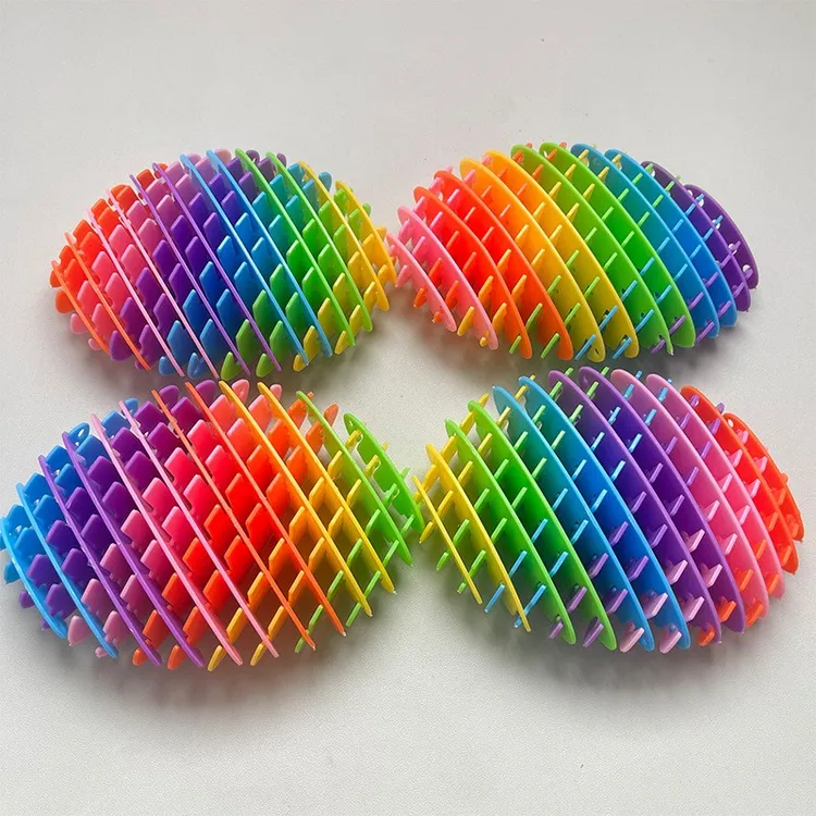 新款解压弹力网玩具网红3D打印跨境新奇特萝卜家族抓不住伸缩玩具