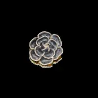 非金属珐琅胸针 【六丑】新款时尚百搭山茶花胸针饰品301AXZ0005