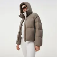 【喜总专属】坦博尔布朗尼加厚保暖百搭面包羽绒服TBF530336Z