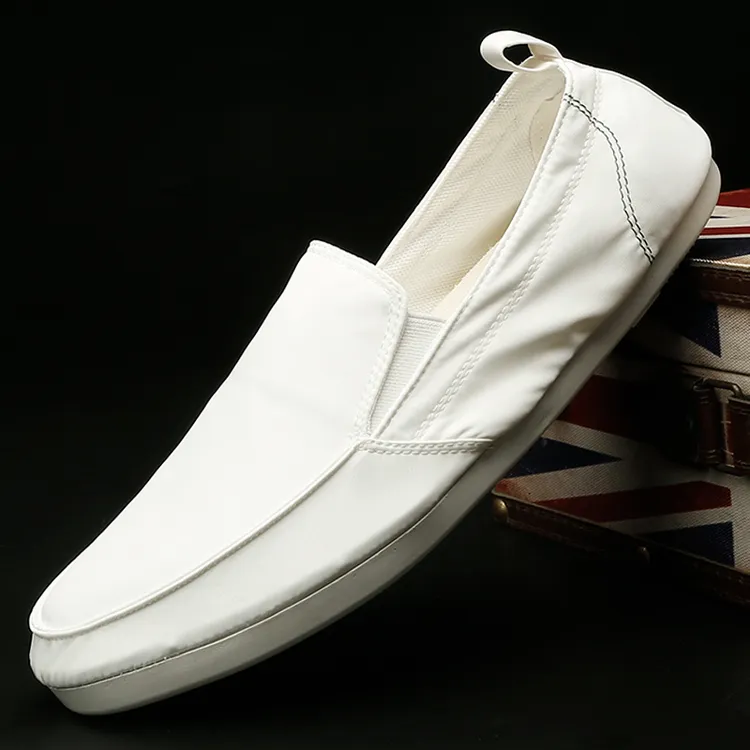 BDF-003 男鞋2025年新款夏季男士一脚蹬冰丝布鞋韩版潮流休闲鞋