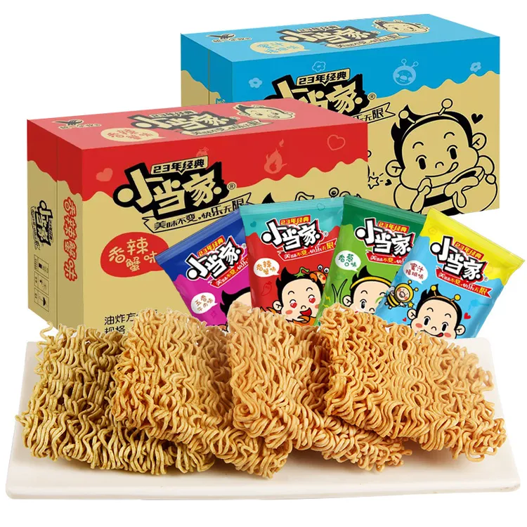 小当家干脆面整箱装干吃面方便面掌心脆干脆面小零食小吃休闲食品