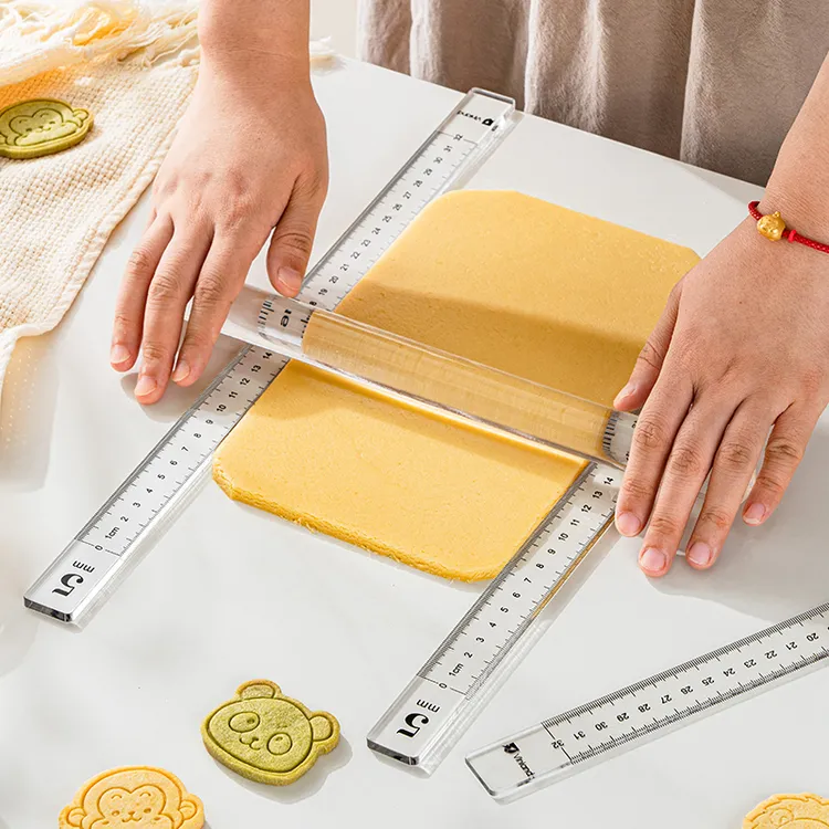 饼干平衡尺烘焙模具尺曲奇擀面刻度工具糖霜黄油翻糖皮器提拉米苏