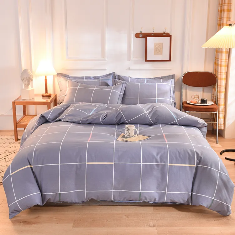 2025新款加厚全棉四件套柔软亲肤纯棉斜纹三件套四件套床单床笠